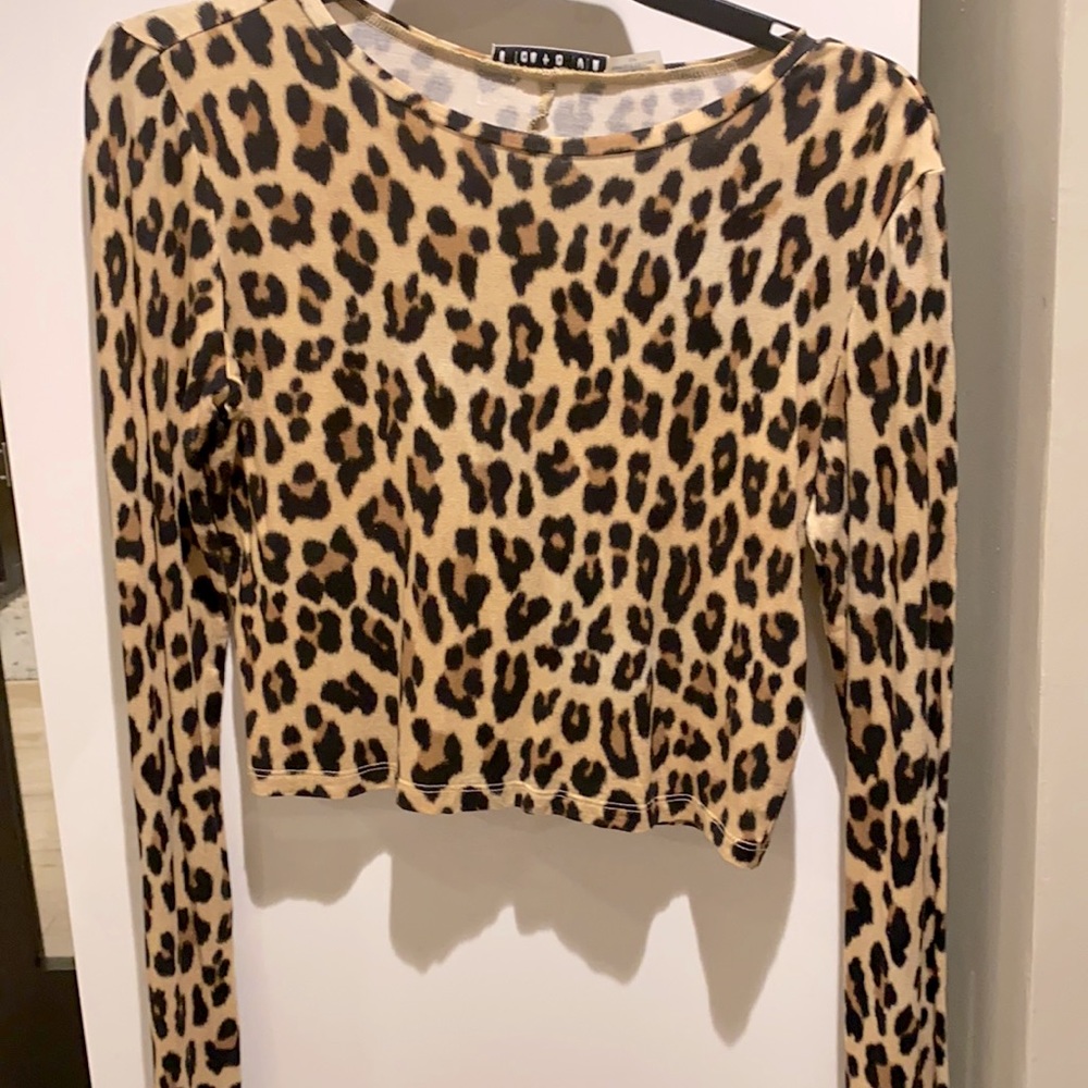 Leopard long sleeve top
